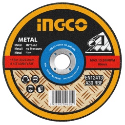 DISCO CORTE METAL 405(16")X3.0(1/8")X25.4(1") INGCO MCD304051