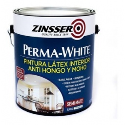 ZINSSER PERMA WHITE CASCARA DE HUEVO SEMI MATE 18 L