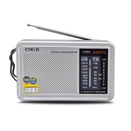 RADIO DE MANO AM FM HORIZONTAL A PILAS CMIK MK-610