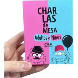JUEGO DE MESA CHARLAS DE MESA ADULTOS VS NIOS CHAU PANTALLAS